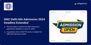 IIMC Delhi MA Admission 2024 Deadline Extended till June 15; Get Direct Link Here